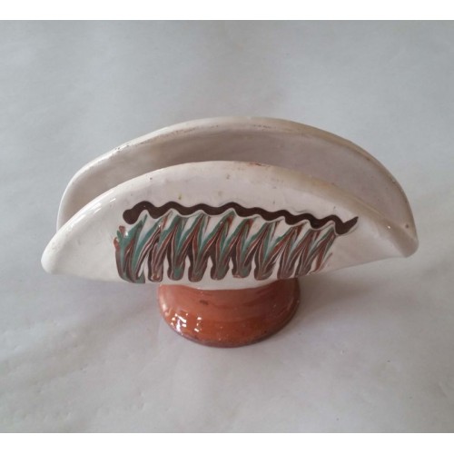 Suport servetele alb smalt interior fara model personalizabil